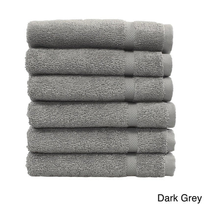 Authentic Hotel and Spa Omni Turkish Cotton Terry Washcloths (Set of 6)