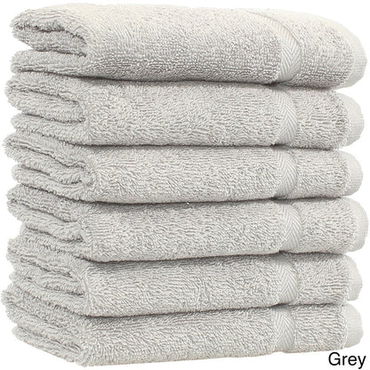 Authentic Hotel and Spa Omni Turkish Cotton Terry Washcloths (Set of 6)