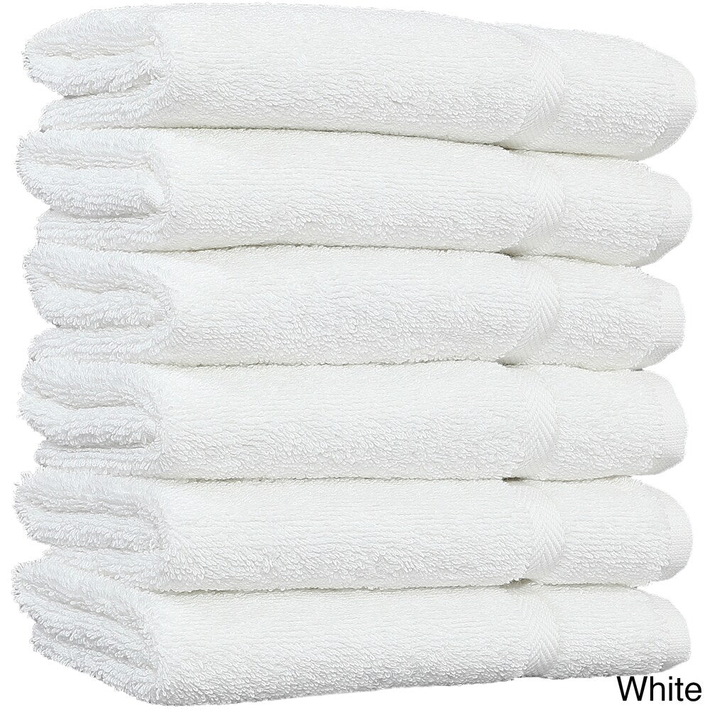 Authentic Hotel and Spa Omni Turkish Cotton Terry Washcloths (Set of 6)