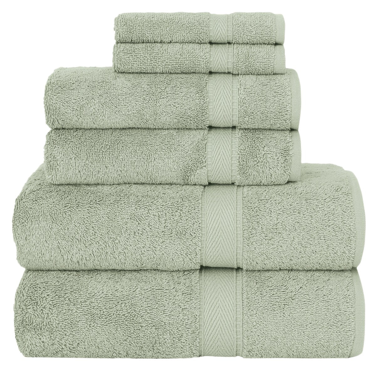 Authentic Hotel and Spa Turkish Cotton 6-piece Towel Set