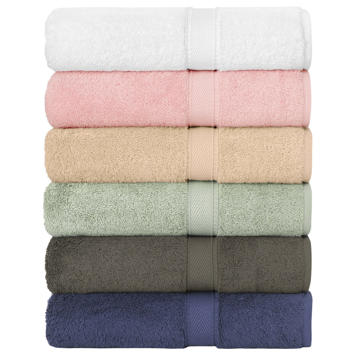 Authentic Hotel and Spa Turkish Cotton 6-piece Towel Set