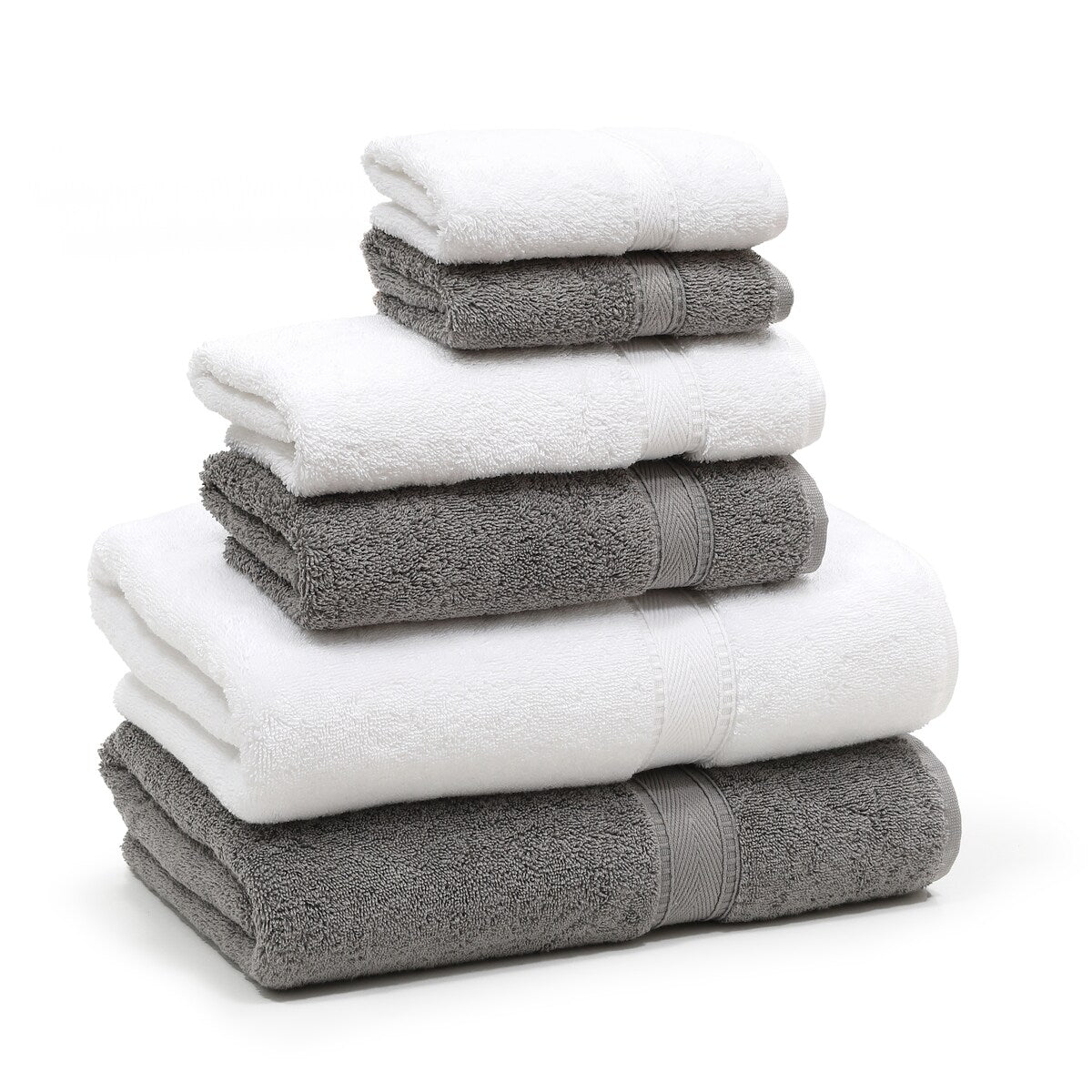 Authentic Hotel and Spa Turkish Cotton 6-piece Towel Set