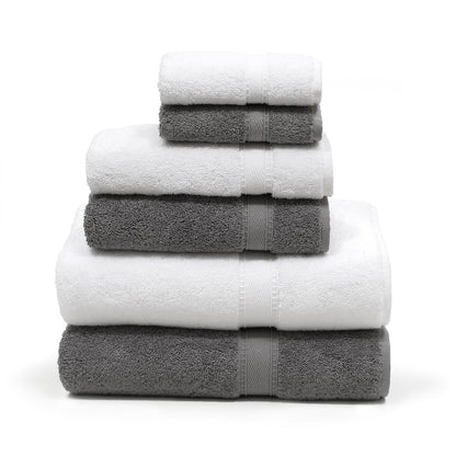 Authentic Hotel and Spa Turkish Cotton 6-piece Towel Set