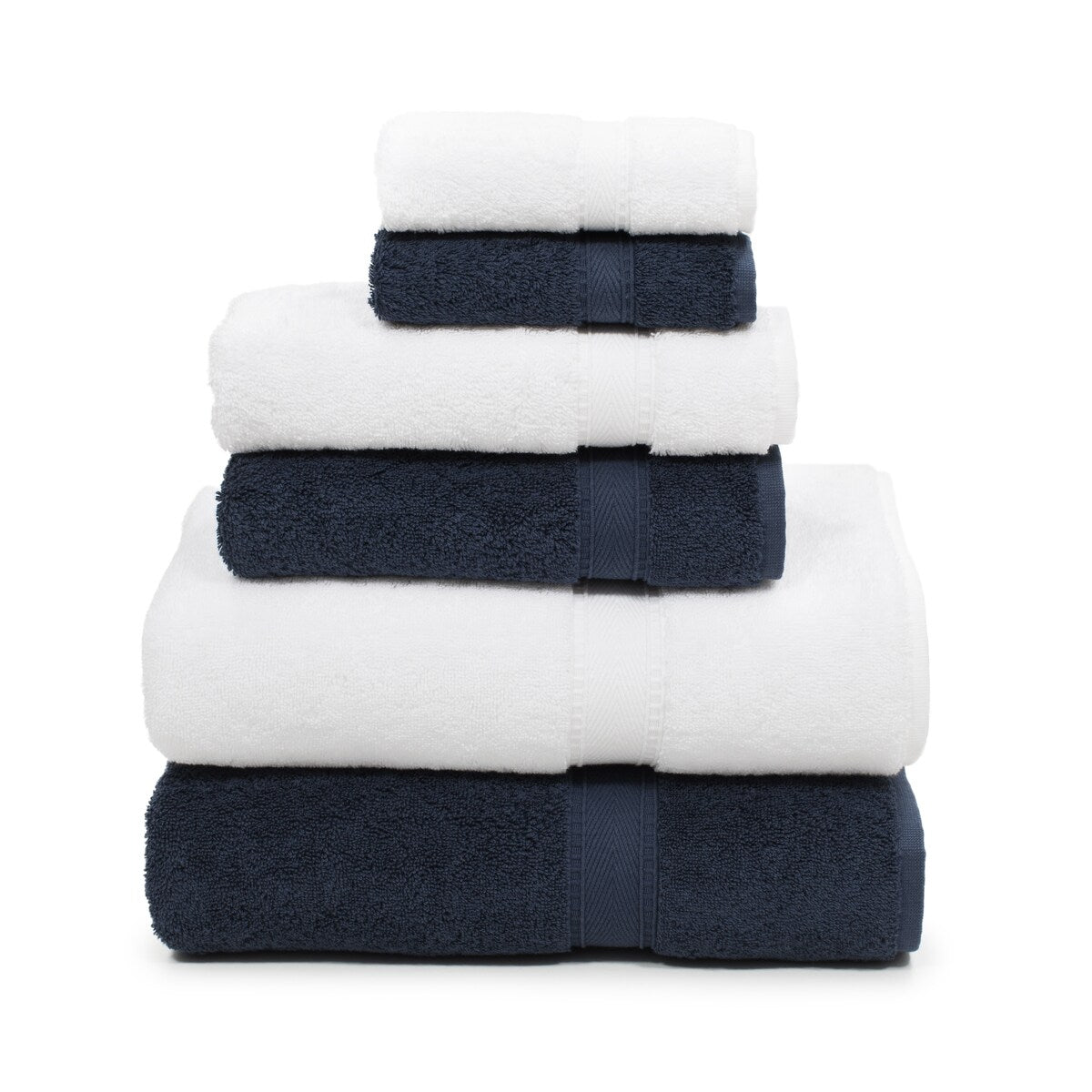 Authentic Hotel and Spa Turkish Cotton 6-piece Towel Set