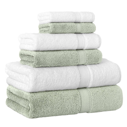 Authentic Hotel and Spa Turkish Cotton 6-piece Towel Set