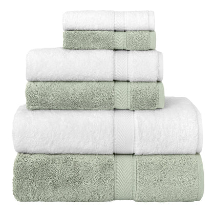 Authentic Hotel and Spa Turkish Cotton 6-piece Towel Set