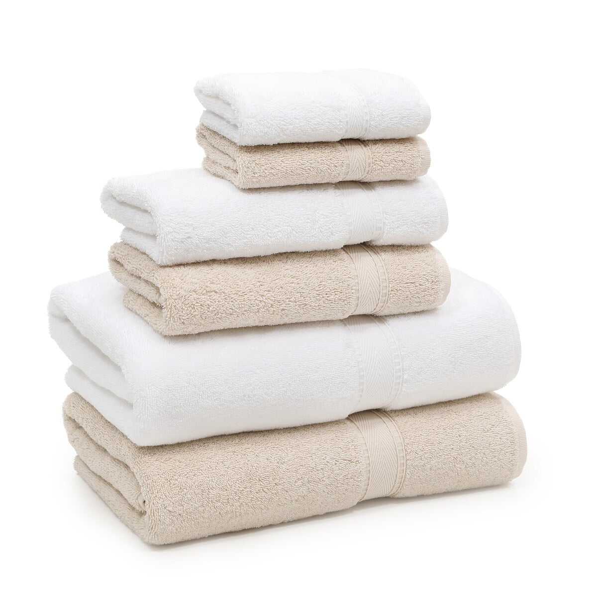 Authentic Hotel and Spa Turkish Cotton 6-piece Towel Set