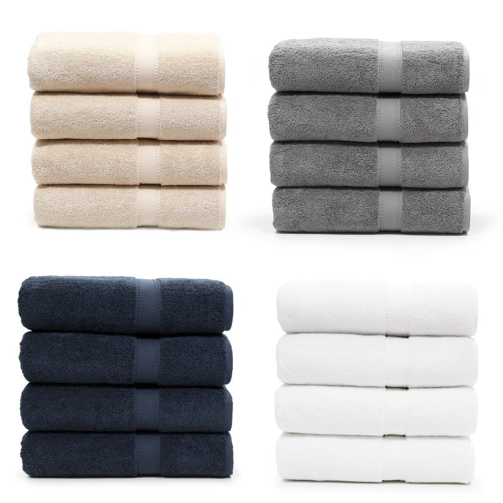 Authentic Hotel and Spa Turkish Cotton Bath Towels (Set of 4)
