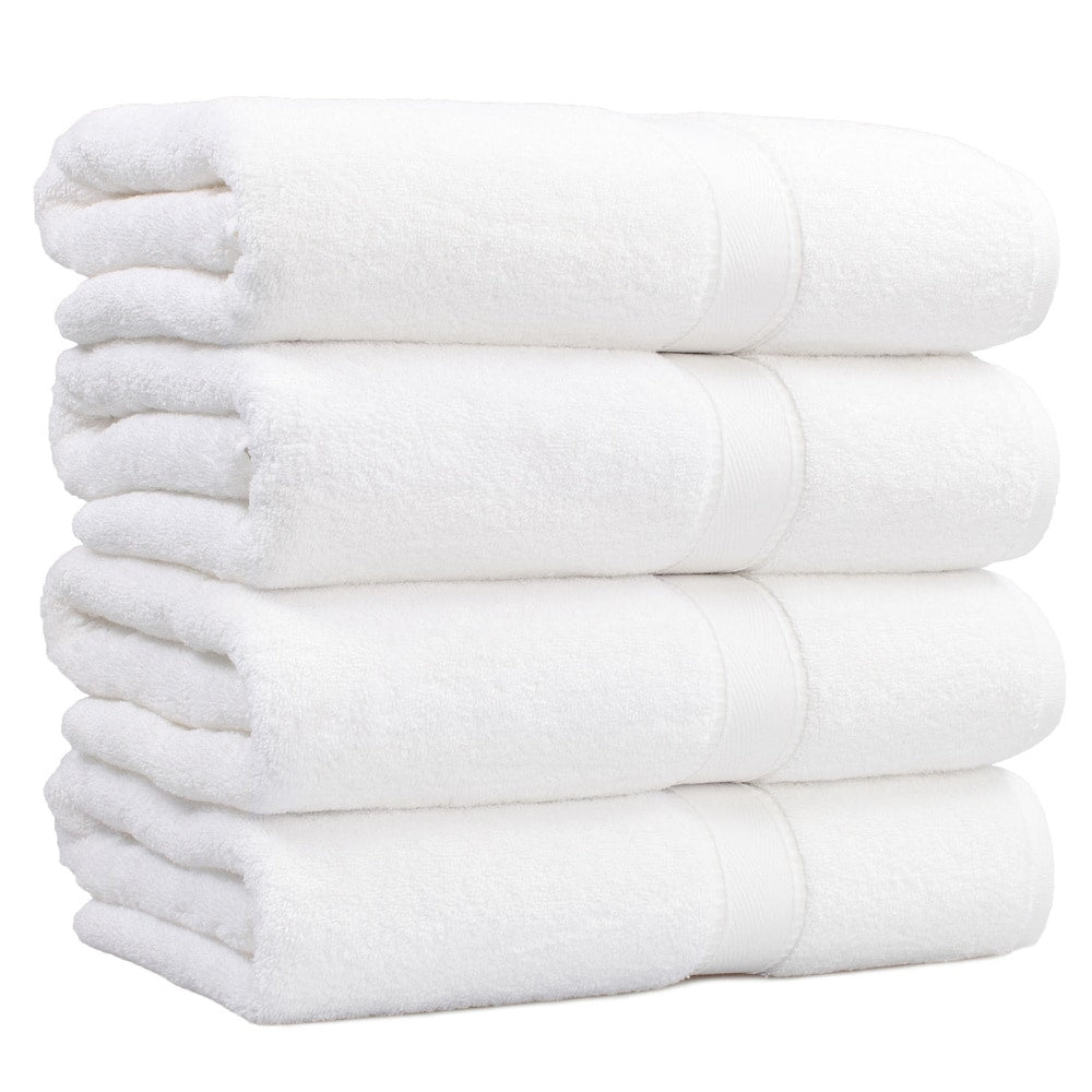Authentic Hotel and Spa Turkish Cotton Bath Towels (Set of 4)