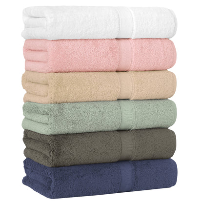 Authentic Hotel and Spa Turkish Cotton Bath Towels (Set of 4)