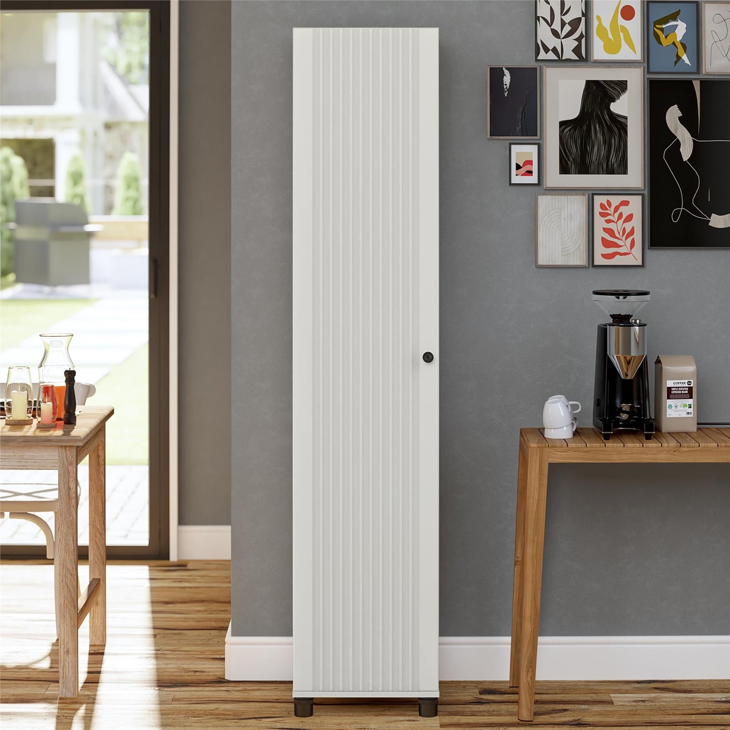 Avenue Greene Baldwin Fluted 16 inch Wide Storage Cabinet