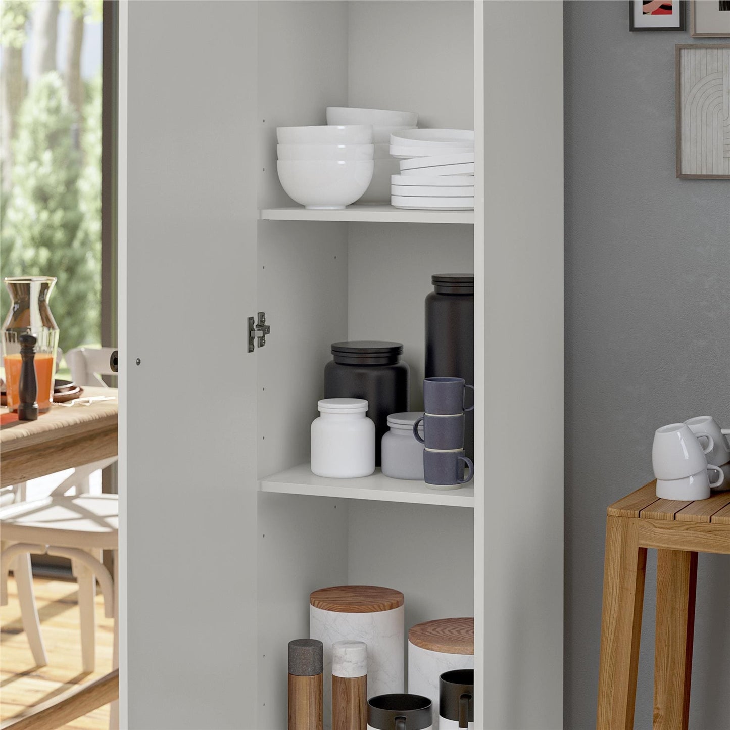 Avenue Greene Baldwin Fluted 16 inch Wide Storage Cabinet