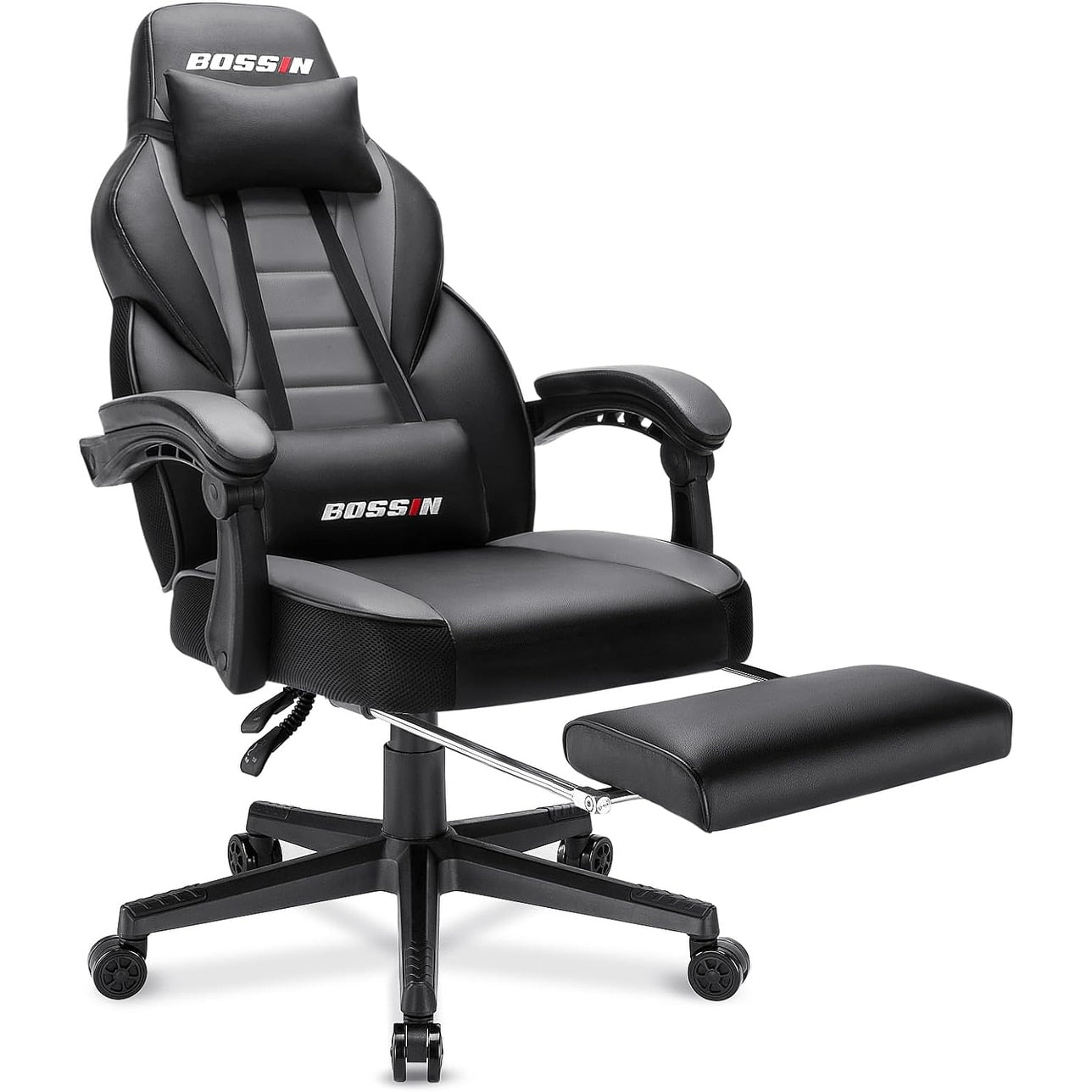 BOSSIN Racing Style Gaming Chair,300 lbs Big and Tall gamer chair High Back Computer Chair