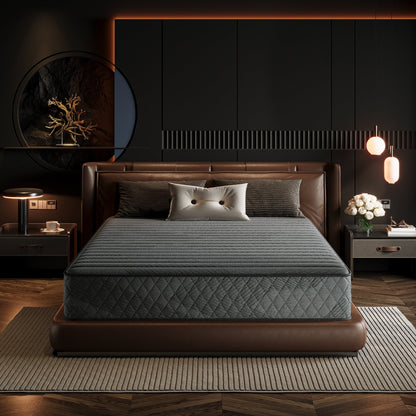 SweDrea 10 in. Medium Firm Gel-infused Memory Foam Hybrid Mattress Cooling and Breathable with CertiPUR-US, SGS and OEKO-TEX