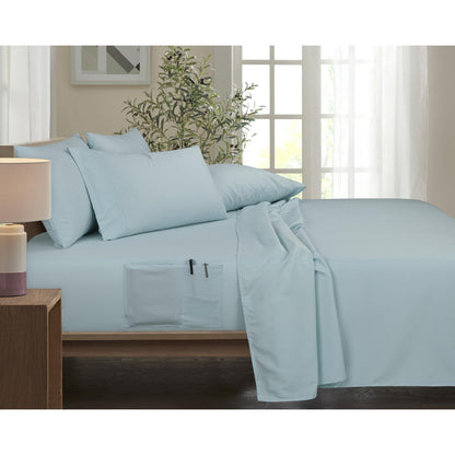 Rayon from Bamboo 6 Piece 1800 Thread Count Smart Pocket Sheet Set