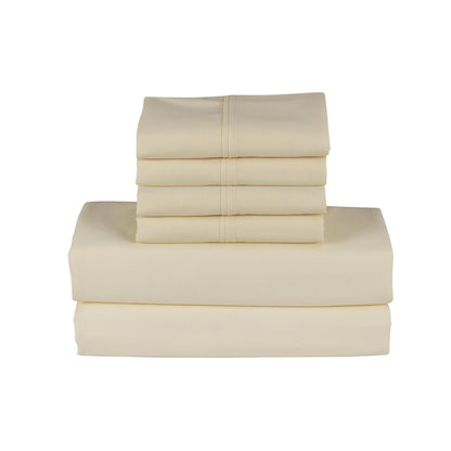 Rayon from Bamboo 6 Piece 1800 Thread Count Smart Pocket Sheet Set
