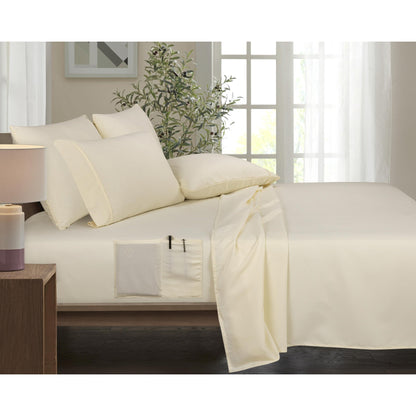 Rayon from Bamboo 6 Piece 1800 Thread Count Smart Pocket Sheet Set