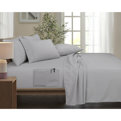 Rayon from Bamboo 6 Piece 1800 Thread Count Smart Pocket Sheet Set
