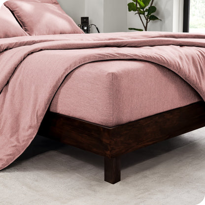 Bare Home Heathered Bed-in-a-Bag - Comforter Set & Sheet Set