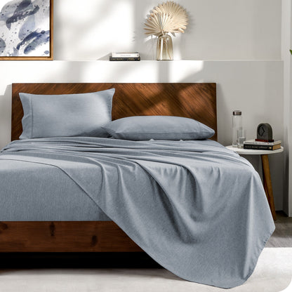 Bare Home Heathered Bed-in-a-Bag - Comforter Set & Sheet Set