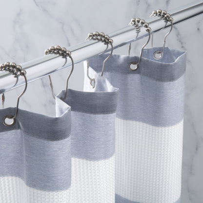 Bath Bliss 12-pk Shower Curtain Rings - Satin