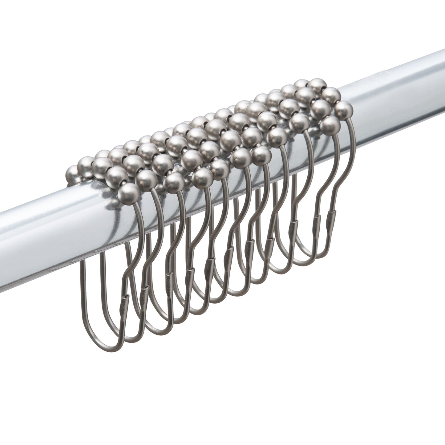 Bath Bliss 12-pk Shower Curtain Rings - Satin