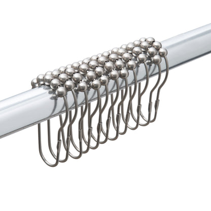 Bath Bliss 12-pk Shower Curtain Rings - Satin