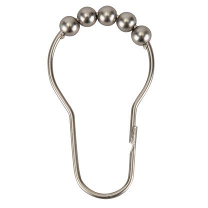 Bath Bliss 12-pk Shower Curtain Rings - Satin