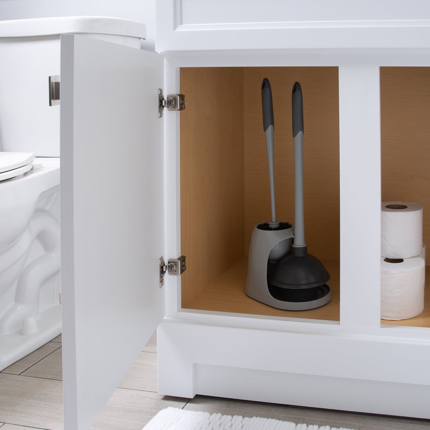 Bath Bliss 2-in-1 Bowl Brush & Plunger