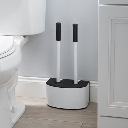 Bath Bliss 2-in-1 Toilet Brush and Plunger Set