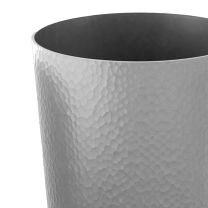 Bath Bliss Hammered Textured Trash Can