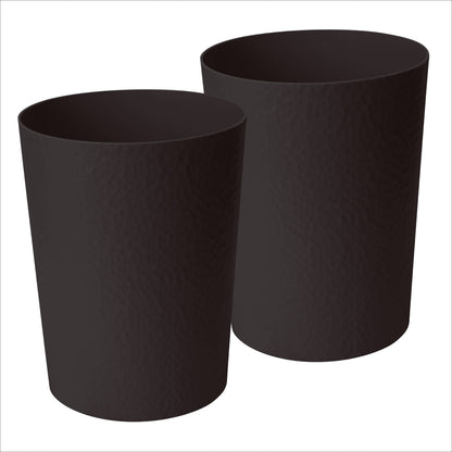 Bath Bliss Hammered Textured Trash Can