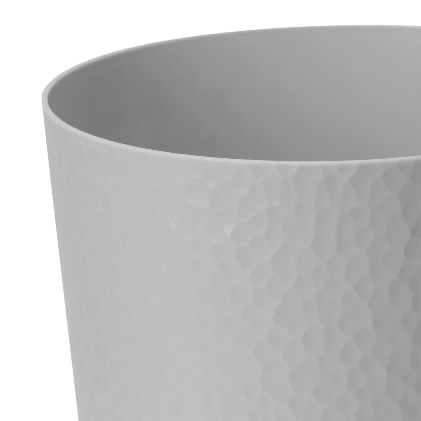 Bath Bliss Hammered Textured Trash Can