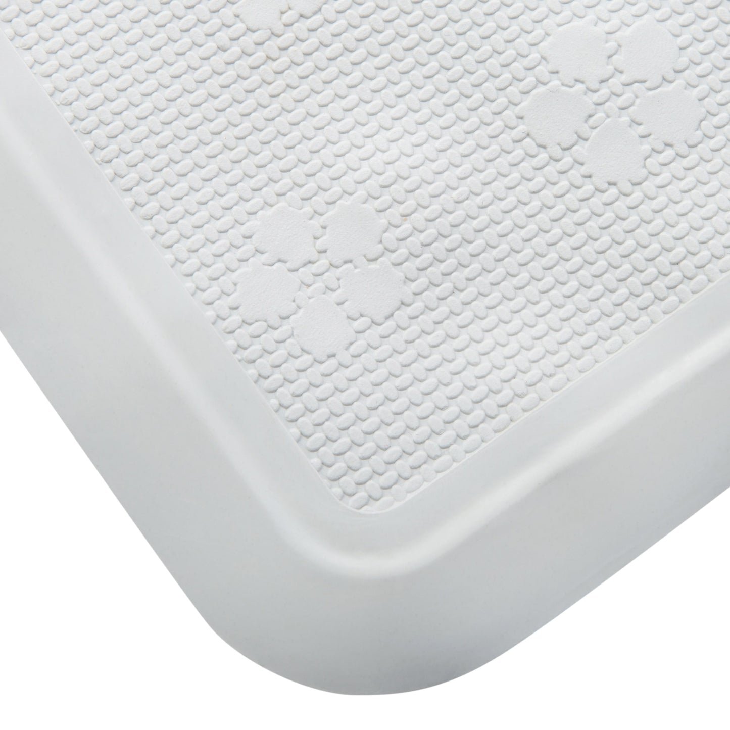 Bath Bliss Large Bath Mat in White