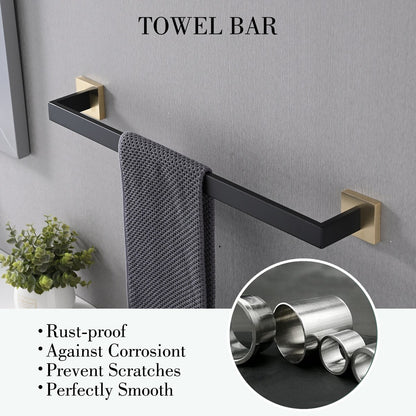 Bathlet 5-Piece Bath Hardware Set in Stainless Steel