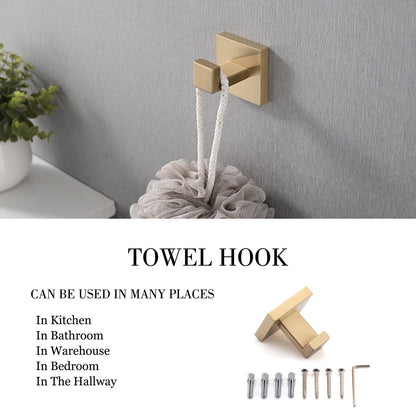 Bathlet 5-Piece Bath Hardware Set in Stainless Steel