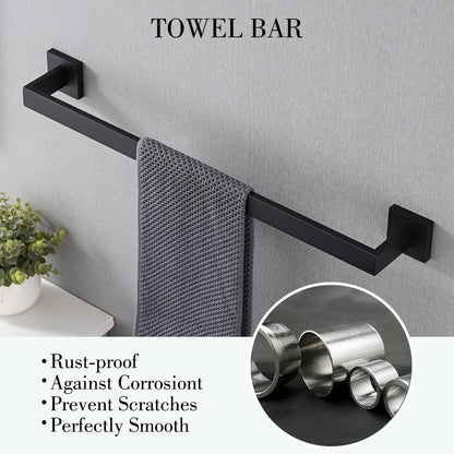 Bathlet 5-Piece Bath Hardware Set in Stainless Steel