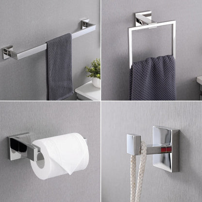 Bathlet 5-Piece Bath Hardware Set in Stainless Steel