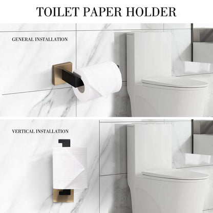 Bathlet 5-Piece Bath Hardware Set in Stainless Steel