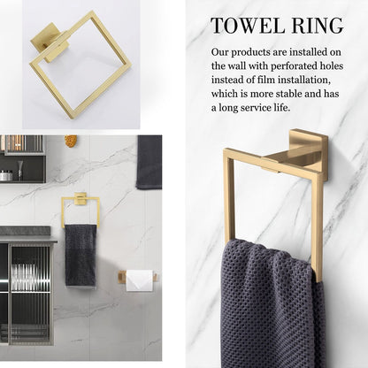 Bathlet 5-Piece Bath Hardware Set in Stainless Steel