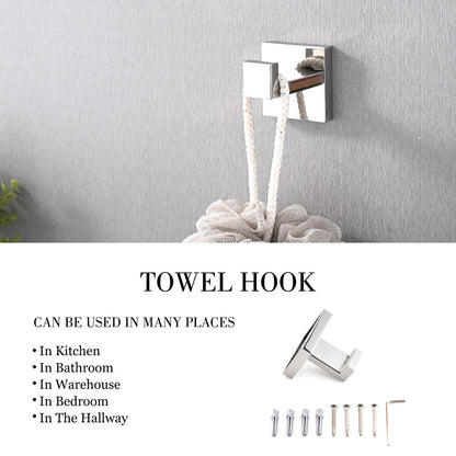 Bathlet 5-Piece Bath Hardware Set in Stainless Steel