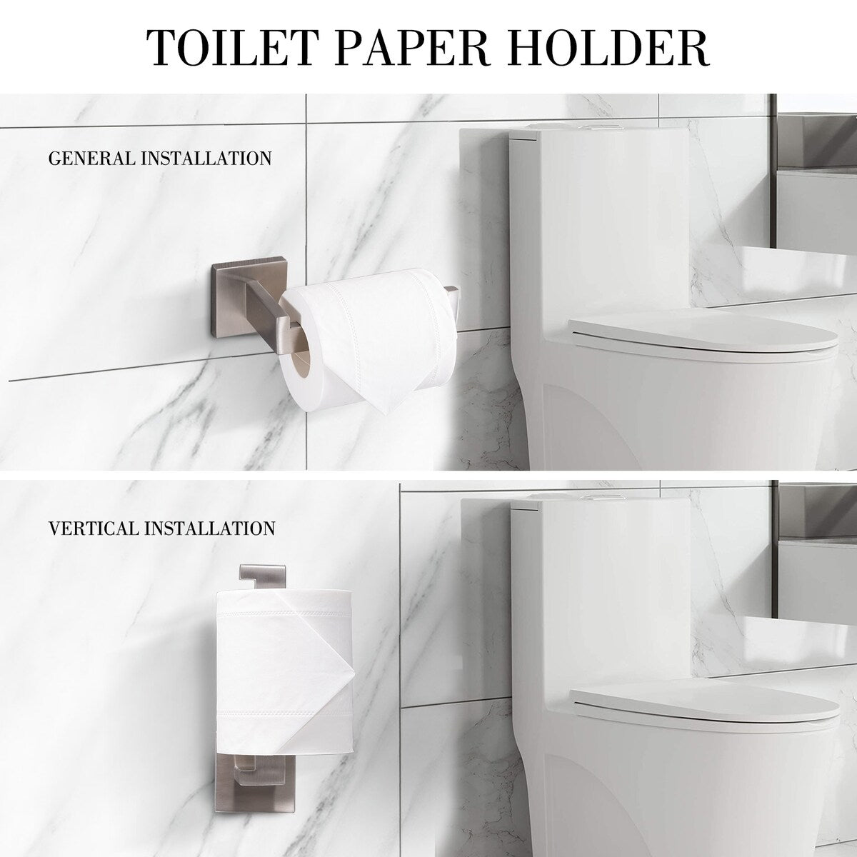 Bathlet 5-Piece Bath Hardware Set in Stainless Steel