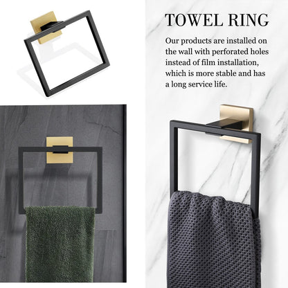 Bathlet 5-Piece Bath Hardware Set in Stainless Steel