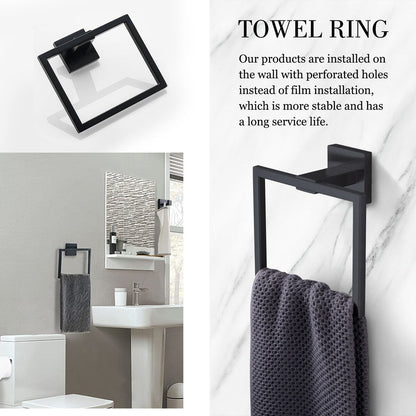 Bathlet 5-Piece Bath Hardware Set in Stainless Steel