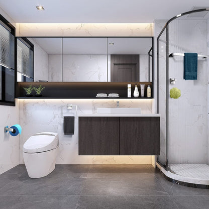 Bathlet 5-Piece Bath Hardware Set in Stainless Steel