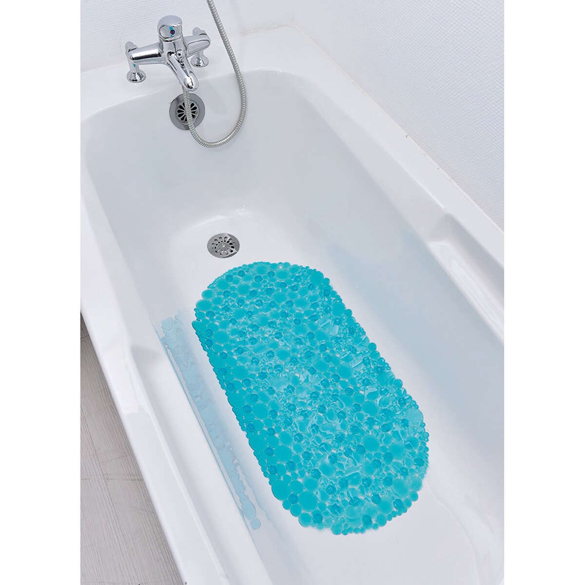 Bubbles Non-Slip Oval Bathtub Mat 28 L x 15 W