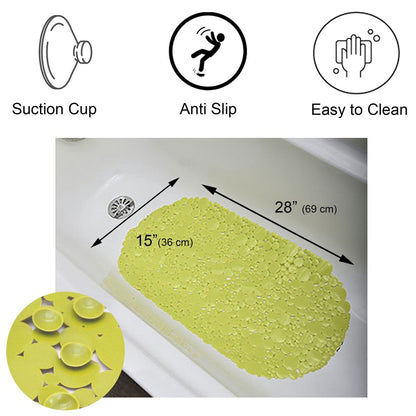 Bubbles Non-Slip Oval Bathtub Mat 28 L x 15 W
