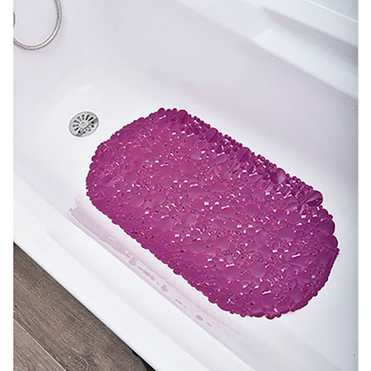 Bubbles Non-Slip Oval Bathtub Mat 28 L x 15 W