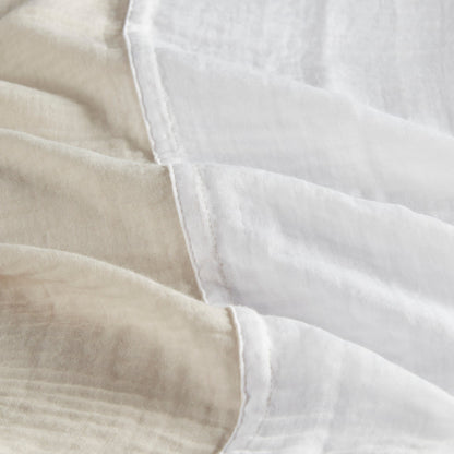 Beautyrest Miro 3 Piece Gauze Oversized Duvet Cover Set (Insert Excluded)