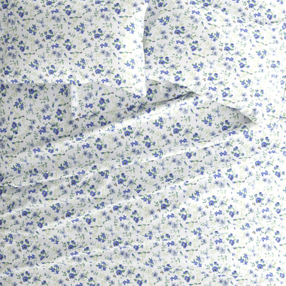 Becky Cameron Double Brushed Printed 4pc Deep Pocket Bedsheet Sets